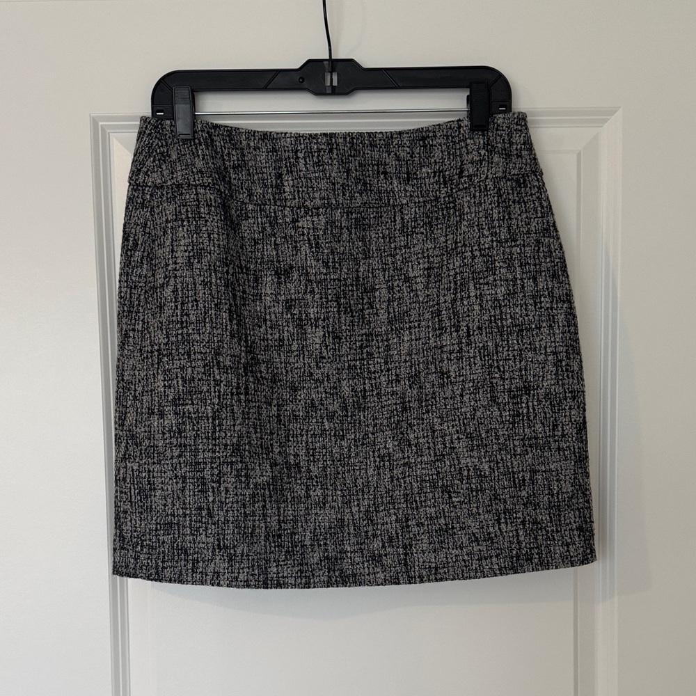 The Limited Black and Gray Mini Skirt 8